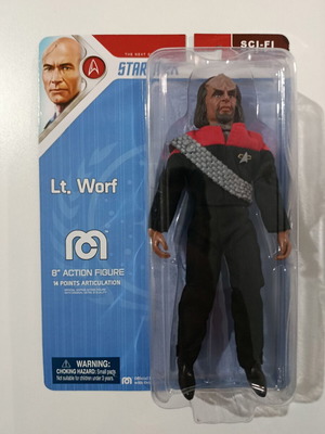 MEGO CORPORATION Star Trek: Deep Space Nine Lt. Worf 8-inch action figure