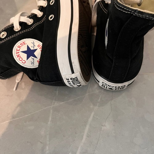 Converse All Star athletic shoes new, size 37.5, black