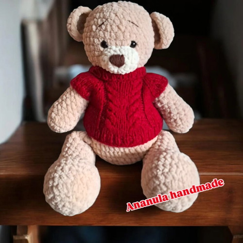 Roudi teddy bear new, soft, height 37 cm