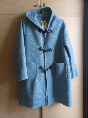 Montgomery coat new turquoise one size