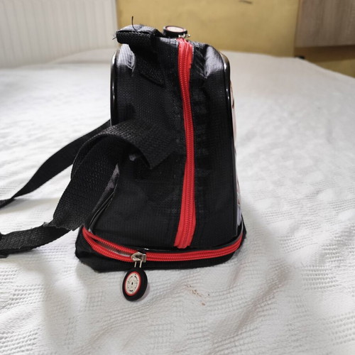 Insulated lunch bag used, bootleg Cars design for kids
