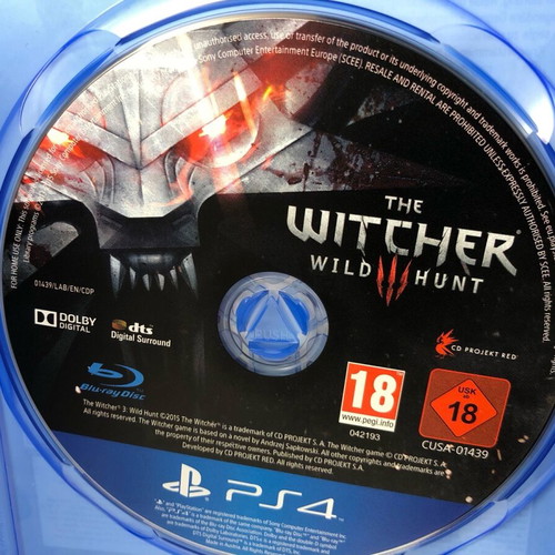 The Witcher 3 Wild Hunt PlayStation 4 used collector box set