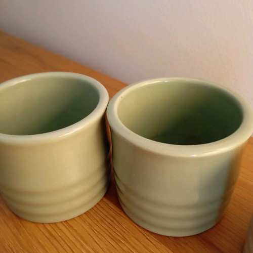 Ceramic cups like new, holders for tealights