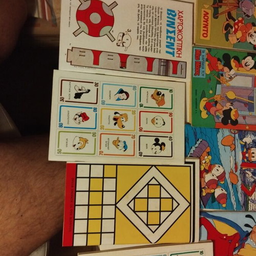 Mickey Mouse comics used, set of 10, 700 series No1