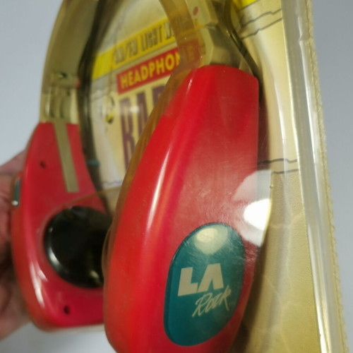 Vintage LA Rock AM/FM Headphone Radio new old stock