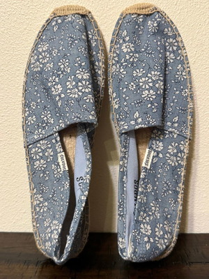 Soludos espadrille shoes new, cotton, multicolor, size 41