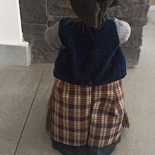 Witch doll with sound and glowing red eyes new