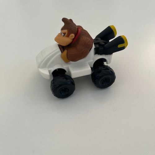 Donkey Kong figure in kart from McDonald's Mario Kart 8 Deluxe like new