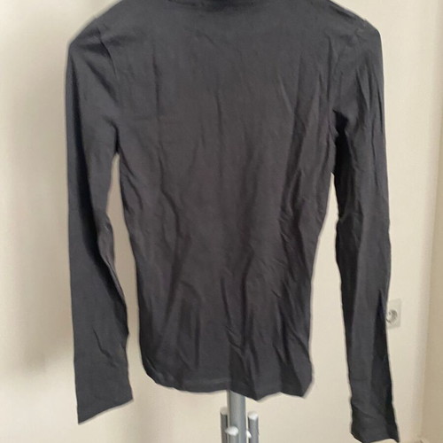 Dark Grey High Neck Top Pink Woman Small used