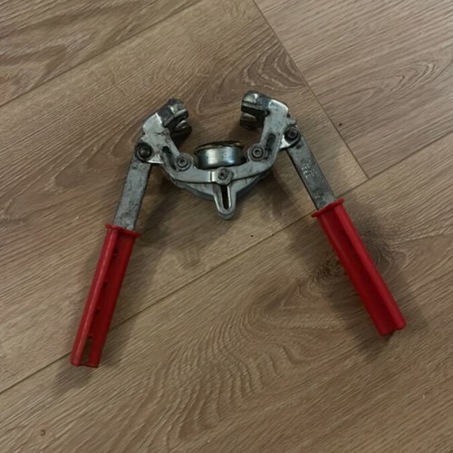Manual wine corker tool used, vintage