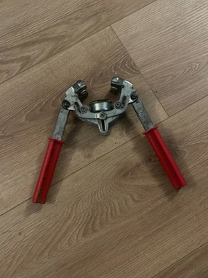 Manual wine corker tool used, vintage