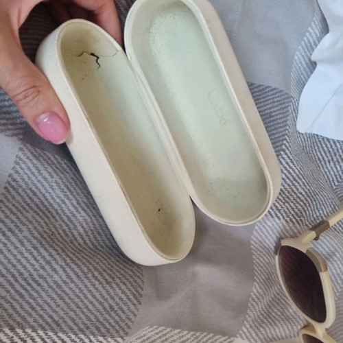 Vintage Chloe sunglasses used, beige