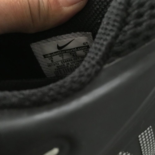 Nike Air Max 2013 Triple Black sneakers unisex size 41