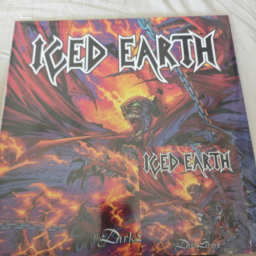 Iced Earth The Dark Saga vinyl LP album mint, black vinyl