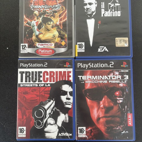 PlayStation 2 games bundle used, 4 titles