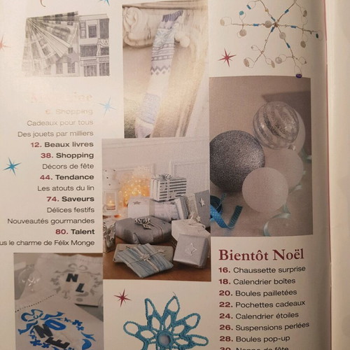Idees Maison magazine like new, knitting and Christmas crafts in French