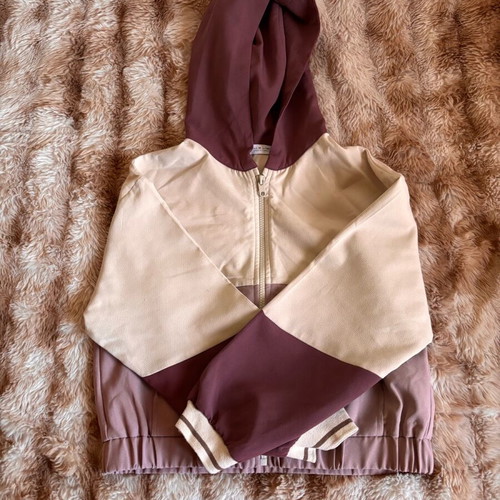 Zara kids jacket like new, size 140 cm, beige and pink