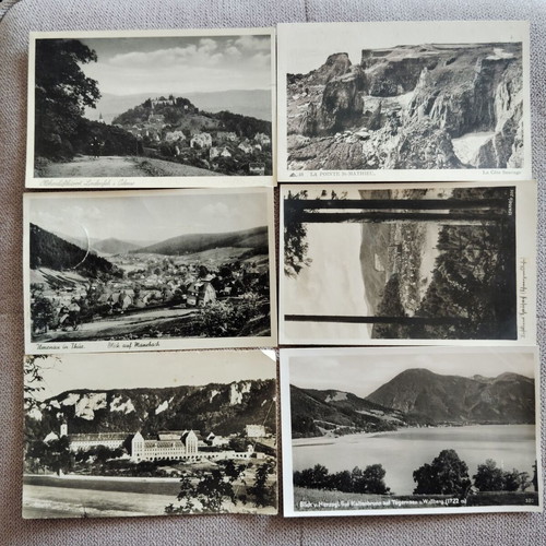 Collection of old postcards used, mixed condition