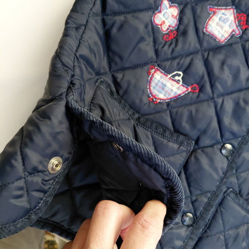 Benetton jacket for girl like new, size 116 cm, dark blue