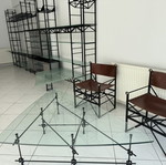 Glass coffee table Neokatoikein series like new