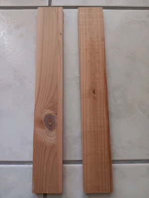 Wood pieces like new, set of 4 with different sizes