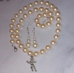 Handmade magic jewelry set silver