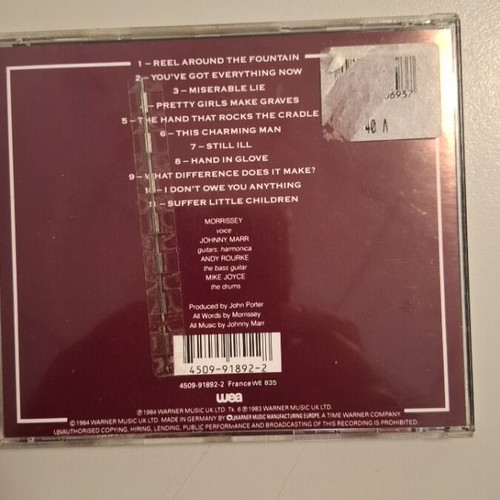 The Smiths CD like new, rock
