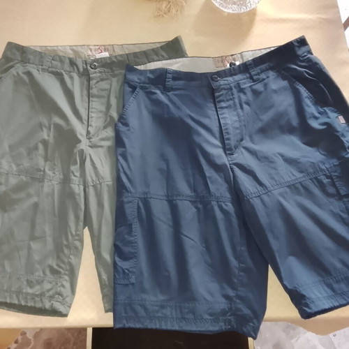 Men's casual bermuda shorts used, size L, multicolor