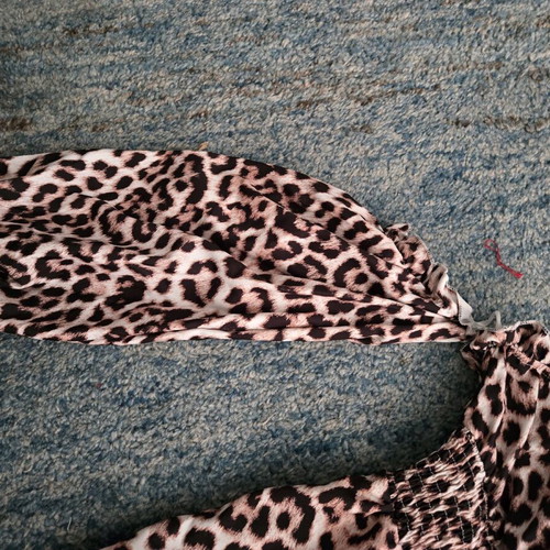 Shein women's mini dress XL like new, animal print