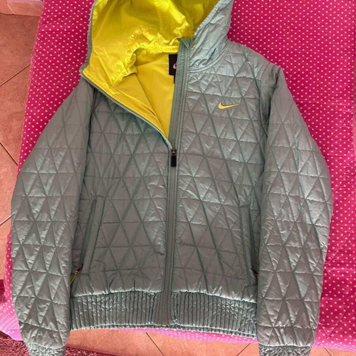 Nike jacket used, turquoise and yellow, size L