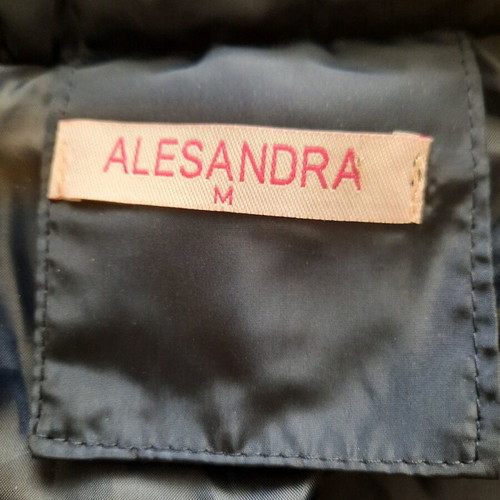 Long jacket like new, blue, size medium with fur hood