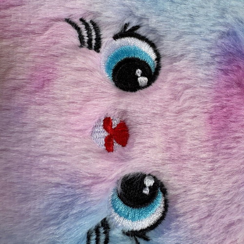Furry pencil case like new