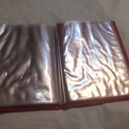 Photo album case, deep red
