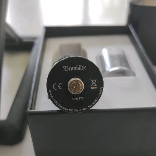 Brunhilde 1o3 RTA By Vapefly used, black steel