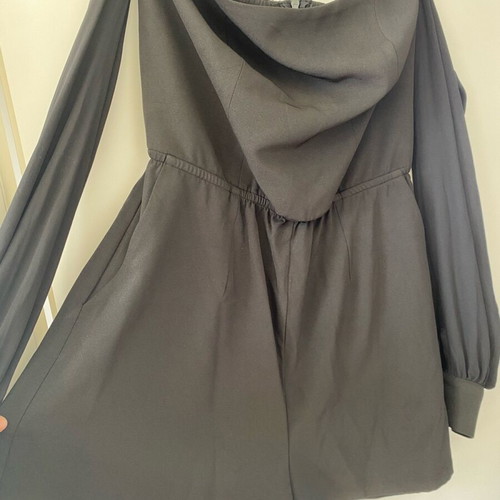 CKontova one-piece shorts new, black, size 1/small, off shoulders