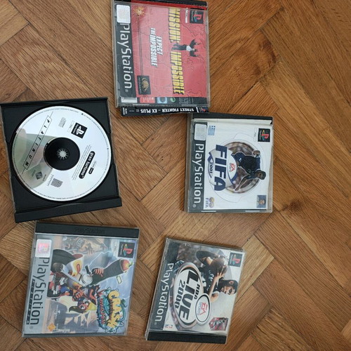 PlayStation 1 games used, pack of 3 CDs