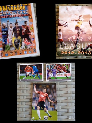3D European League 2012-2013 folder like new with card and stickers