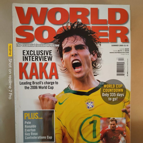 World Soccer Summer 2005 Magazine like new English edition