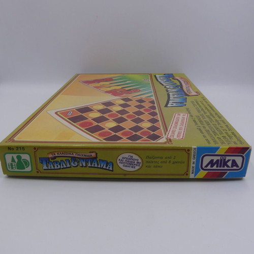 Backgammon & Checkers used for beginners and kids, MIKA vintage