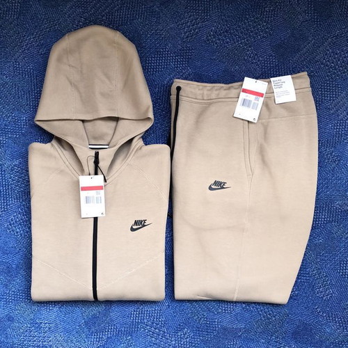 Nike Tech Fleece men's tracksuit beige new, size L