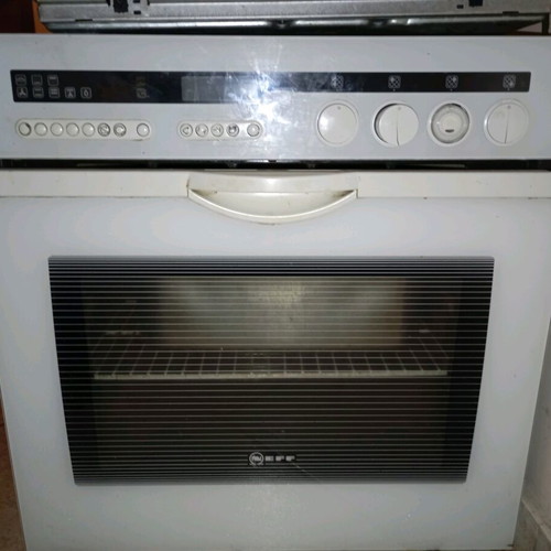 Oven with stove used, in good condition