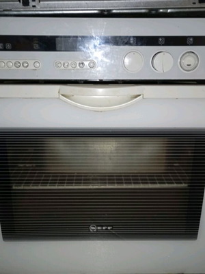 Oven with stove used, in good condition