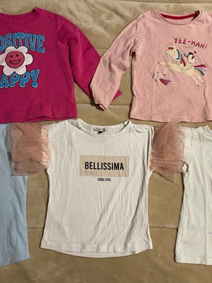 Set of 5 blouses for girl 4-5 used