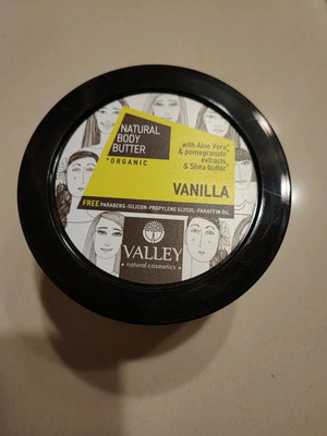 Natural body butter organic vanilla