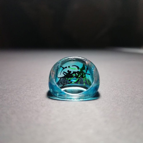 Ring size 53.5 like new, multicolored