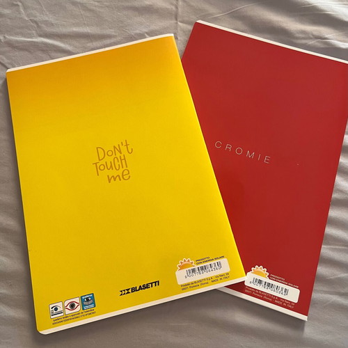 Italian notebooks large set of two with folder for notes like new