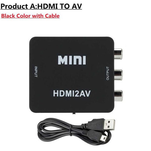 Active HDMI to AV RCA adapter new