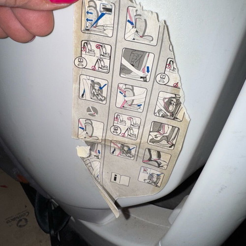 Just Baby car seat used 9-36kg for 9 months to 12 years