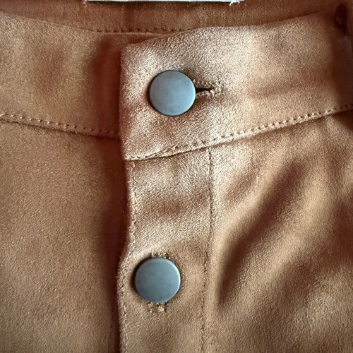 Pull&Bear suede brown skirt new, size M