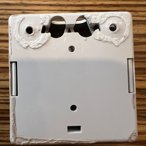 UTP network socket 2xRJ45 CAT5E white used